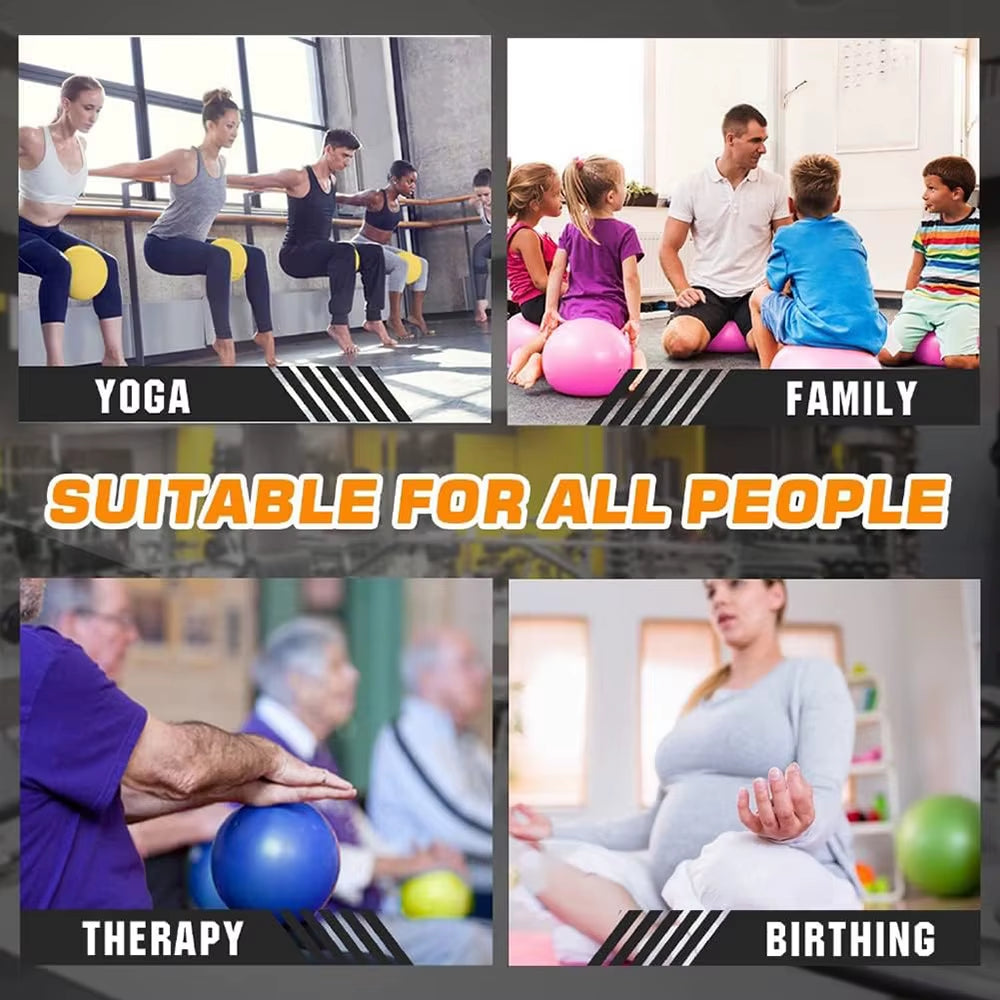 9 Inch Yoga Ball Mini Exercise Exercise Pilates Ball Sport Training Gym anti Burst and Slip Resistant Balls Physical Therapy