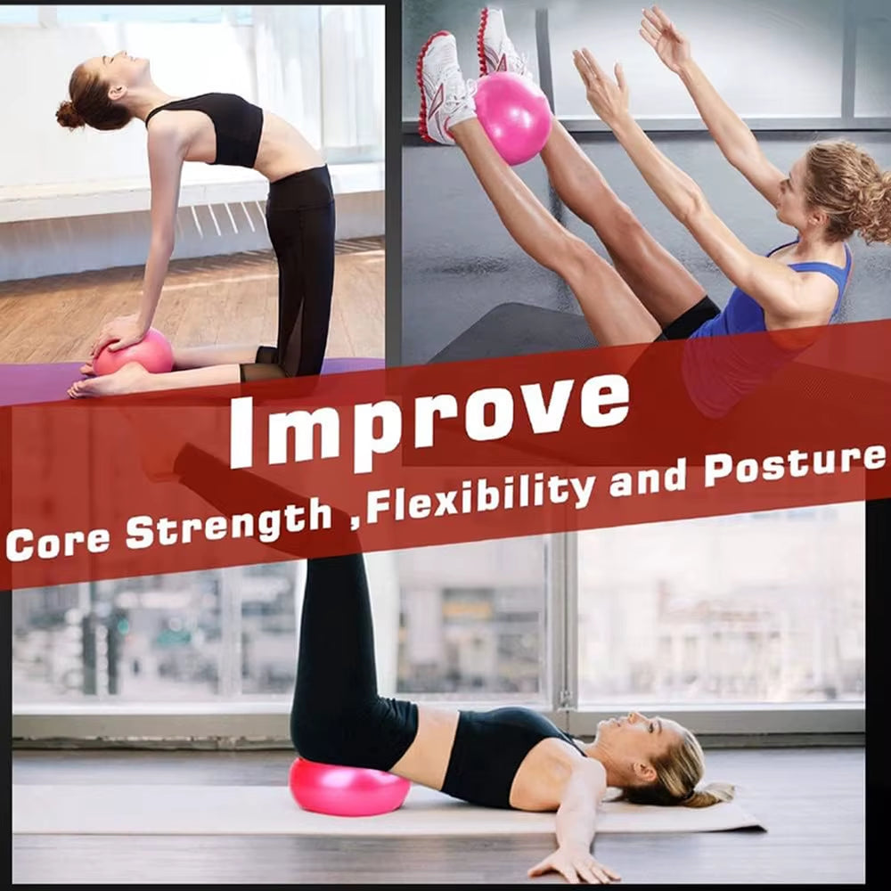 9 Inch Yoga Ball Mini Exercise Exercise Pilates Ball Sport Training Gym anti Burst and Slip Resistant Balls Physical Therapy
